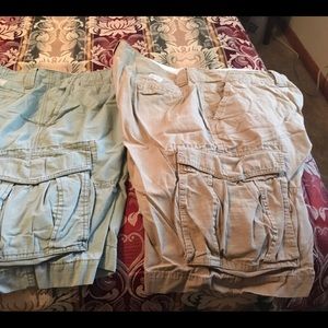 Pair Men’s Nautica 36” waist 23” inseam Shorts